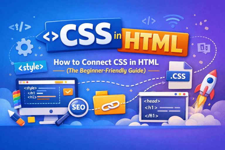 How to connect css in html