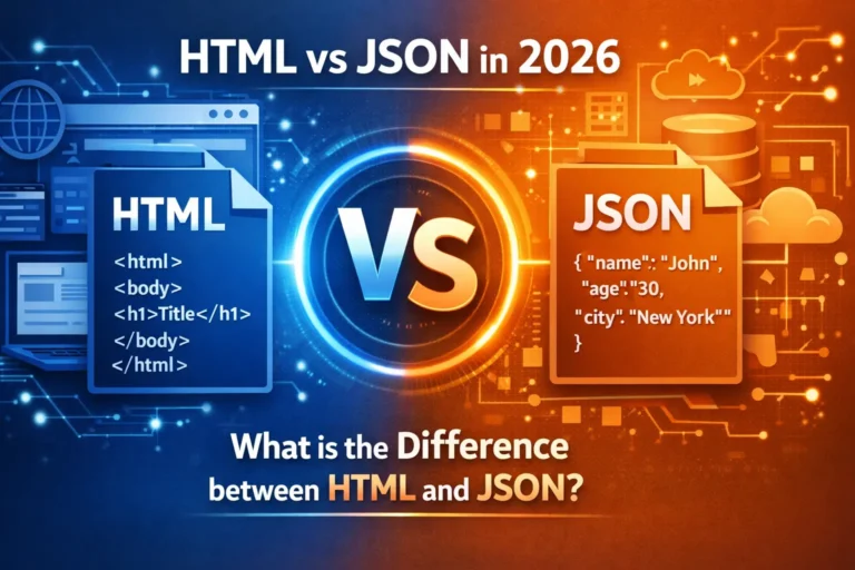 HTML vs JSON in 2026