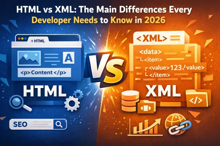 HTML vs XML