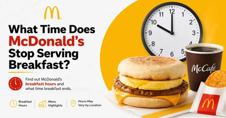 McDonald's Stop Serving Breakfast