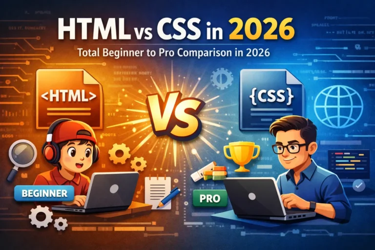 html vs css in 2026